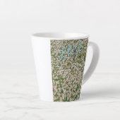 flower　 カフェラテマグ (右アングル)