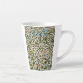 flower　 カフェラテマグ (右)