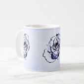 Flower  コーヒーマグカップ (正面左)