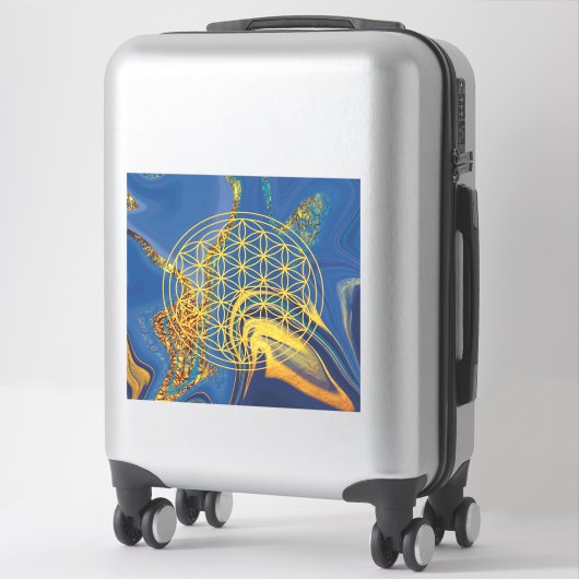 flower シール (スーツケース)