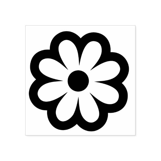 Flower ラバースタンプ (インプリント)