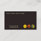 Flower 名刺 (裏面)