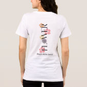 FLOWER – 華やかに咲き誇る トライブレンドTシャツ (裏面)