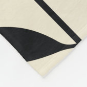 Flower abstract pattern フリースブランケット (角)