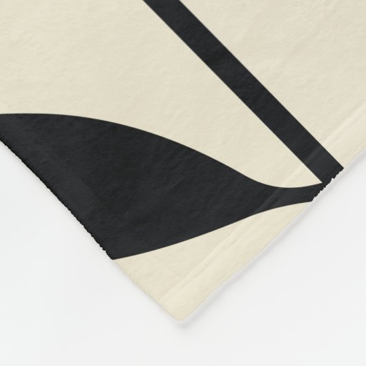 Flower abstract pattern フリースブランケット (角)