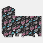 Flower and Butterflies Pattern  フェイバーボックス (見開き)