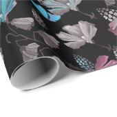 Flower and Butterflies Pattern ラッピングペーパー (ロールコーナー)
