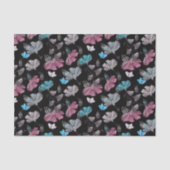 Flower and Butterflies Pattern  薄葉紙 (正面)