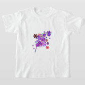 Flower and Leaf Art - Botanical Garden  Tシャツ (レイダウン)