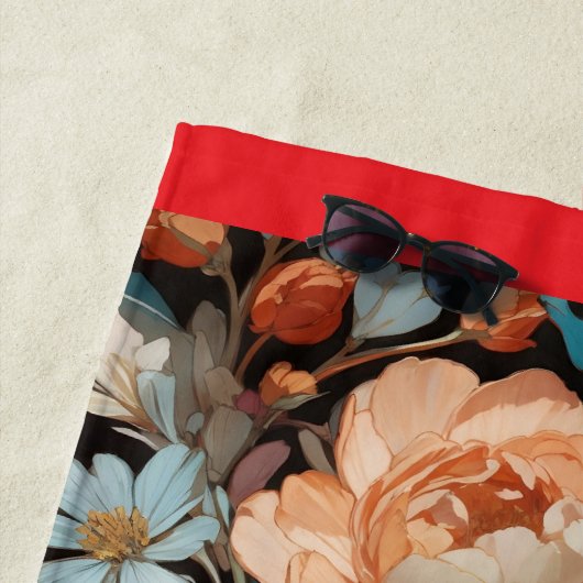 Flower Art ビーチタオル (インサイチュ)