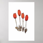 Flower Art Print ポスター (正面)