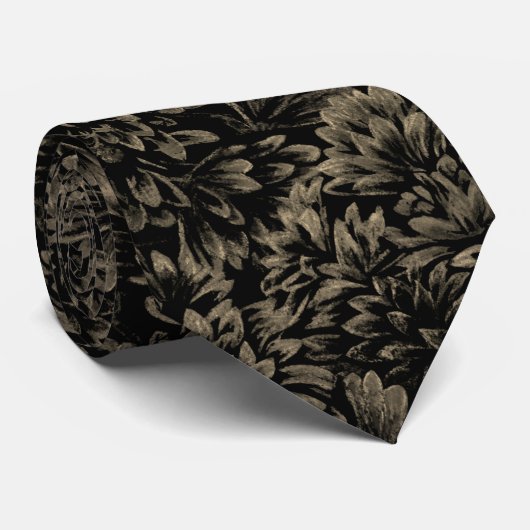 Flower Art Ties Floral Art Neck Ties ネクタイ (ロール)