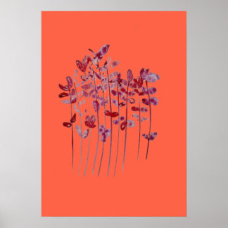 Flower Artwork Poster ポスター
