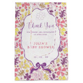 Flower Baby Medium Gift Bag ミディアムペーパーバッグ (裏面)