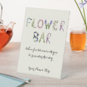 Flower Bar - Bouquet Bar Customizable 台座サイン (インサイチュ)