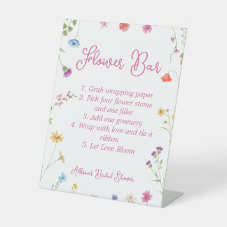 Flower Bar Sign 台座サイン