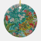 Flower Bed | Louis Valtat セラミックオーナメント (裏面)