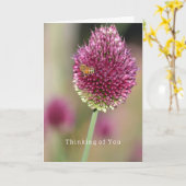 Flower Bee Thinking of You (photography by me) カード (黄色い花)