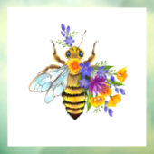 Flower bee with wild plants ウィンドウサイン (シート3)