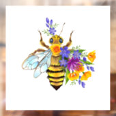 Flower bee with wild plants ウィンドウサイン (シート2)