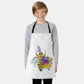 Flower bee with wild plants エプロン (着用した状態)