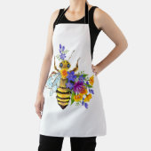 Flower bee with wild plants エプロン (インサイチュ)