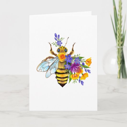 Flower bee with wild plants シーズンカード (正面)