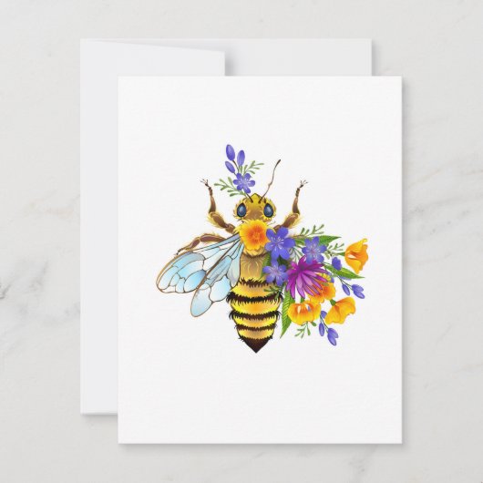 Flower bee with wild plants シーズンカード (正面)