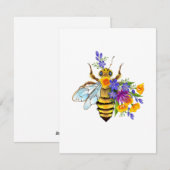 Flower bee with wild plants シーズンカード (正面/裏面)
