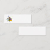 Flower bee with wild plants スキニー名刺 (正面/裏面)