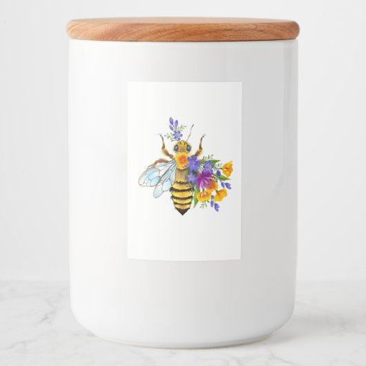 Flower bee with wild plants フードラベル (正面)