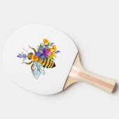 Flower bee with wild plants 卓球ラケット (横)