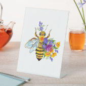 Flower bee with wild plants 台座サイン (インサイチュ)