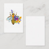 Flower bee with wild plants 名刺 (正面/裏面)