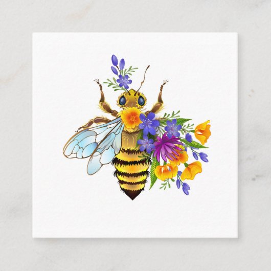 Flower bee with wild plants 紹介カード (正面)