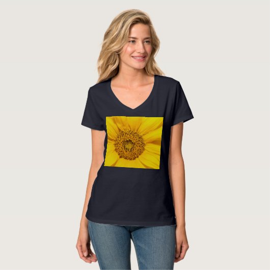 flower bloom yellow tシャツ (正面フル)