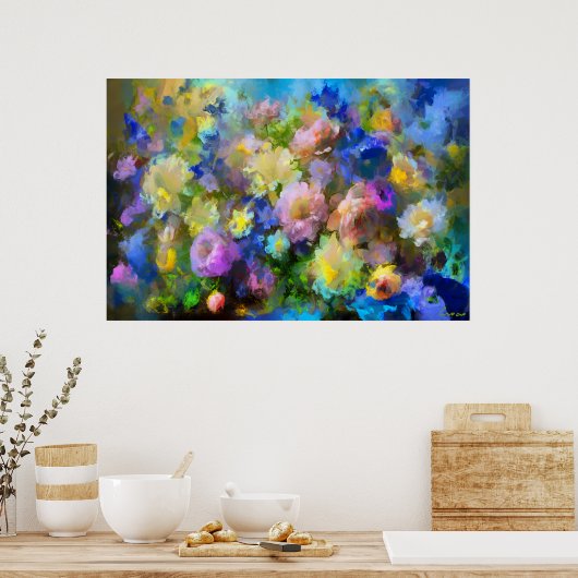 Flower Bouquet  ポスター (キッチン)