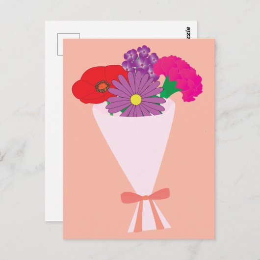 Flower Bouquet ポストカード (正面/裏面)