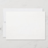 Flower bouquet 招待状 (裏面)