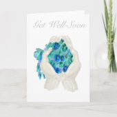 Flower Bouquet Get Well Card カード (正面)