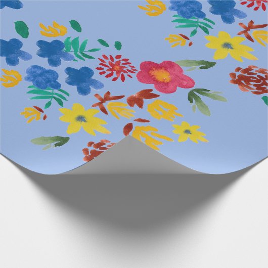Flower bouquet wrapping paper ラッピングペーパー (角)