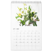 Flower calendar カレンダー (2月 2027)