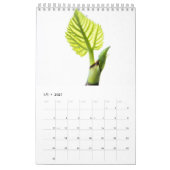 Flower calendar カレンダー (1月 2027)