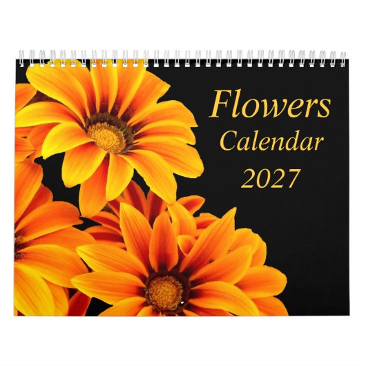 Flower Calendar 2027 カレンダー (カバー)