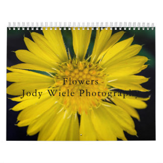 Flower Calendar by Jody Wiele Photography カレンダー