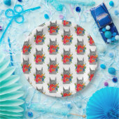 Flower Cat ペーパープレート (パーティー)