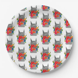 Flower Cat ペーパープレート