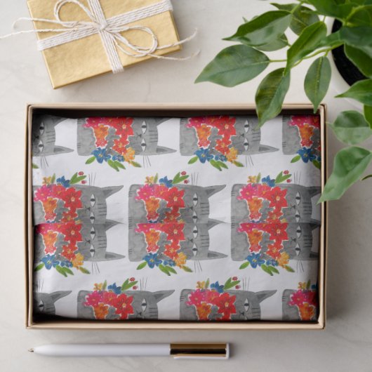 Flower cat 薄葉紙 (ギフト)