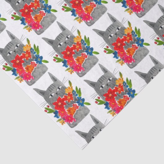 Flower cat 薄葉紙 (詳細)