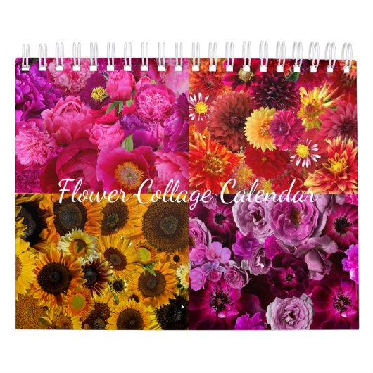 Flower Collage  カレンダー (カバー)